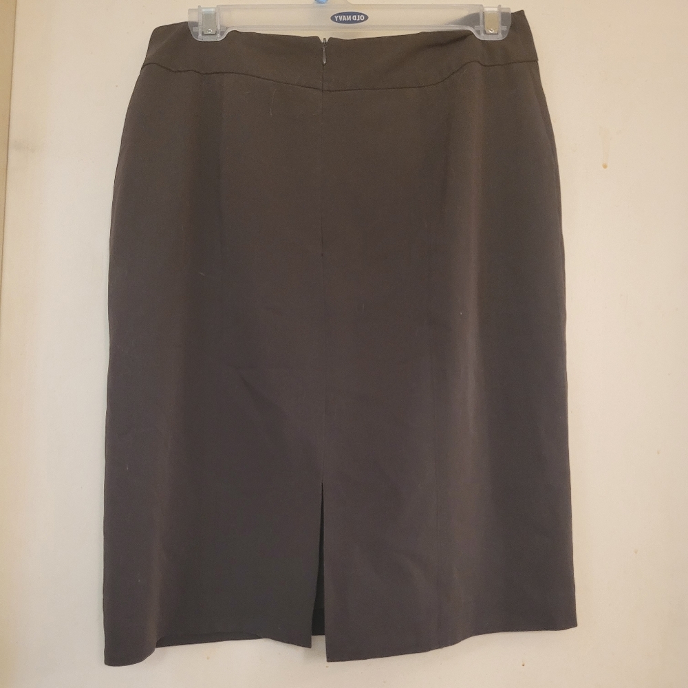 Brown Laura Scott stretch pencil skirt, size 10